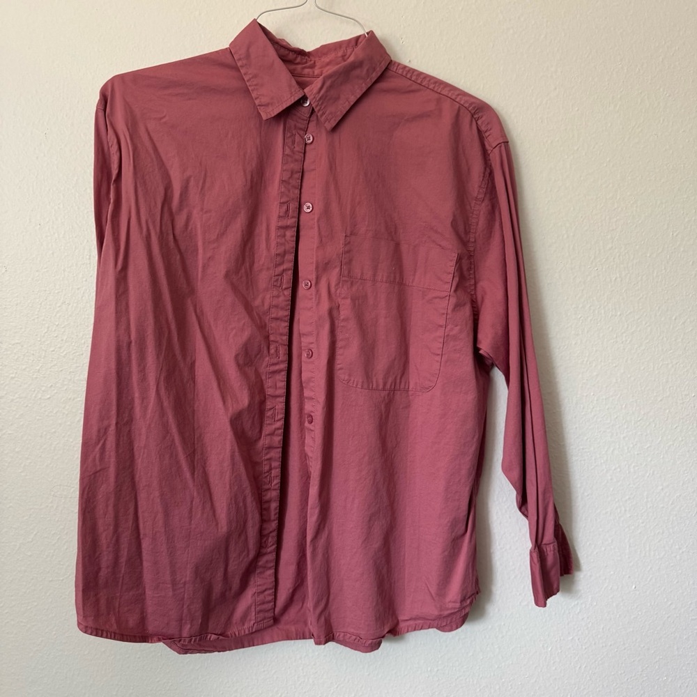 📌 A New Day Women’s Button Down Shirt - Rose Mauve - Size M $18